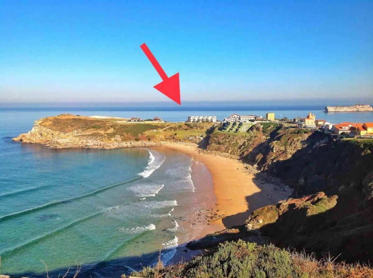 Apartamento Sunset Con Vistas Playa De Los Locos Suances Exterior foto